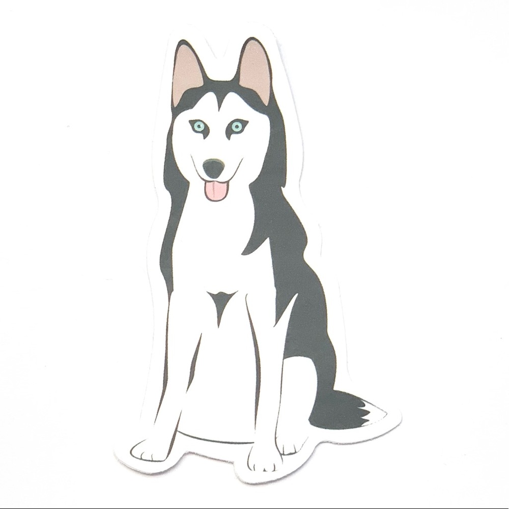 Husky Dog Vinyl Sticker